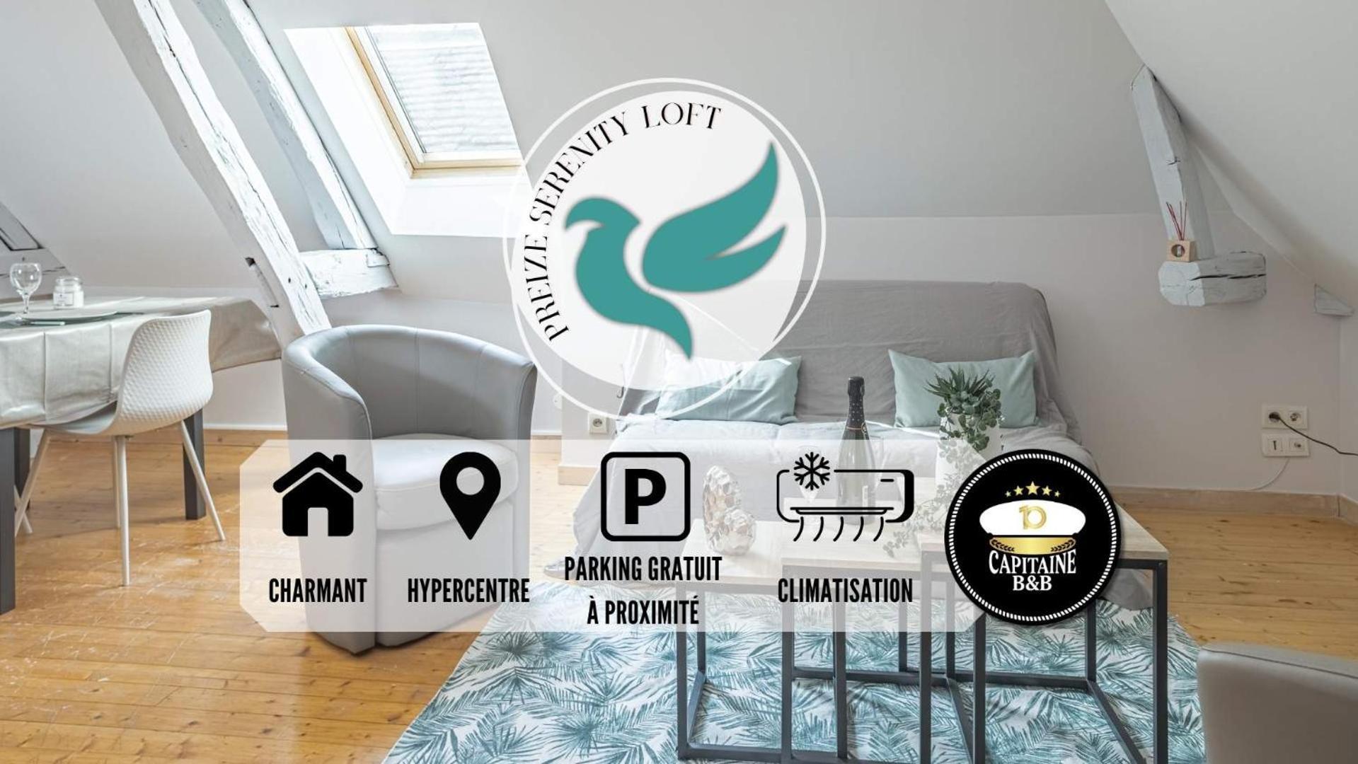 Preize Serenity Loft - Hypercentre - 2 Pers. Troyes Eksteriør bilde